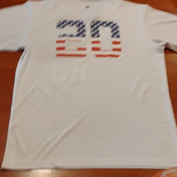 White Victus Sports Jersey with Number 20 - Picture 4 of 6